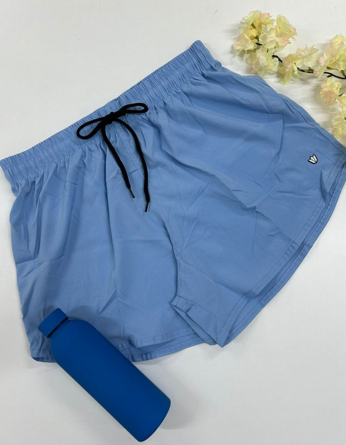 SHORT TACTEL FEMININO PLUS COM ELASTANO