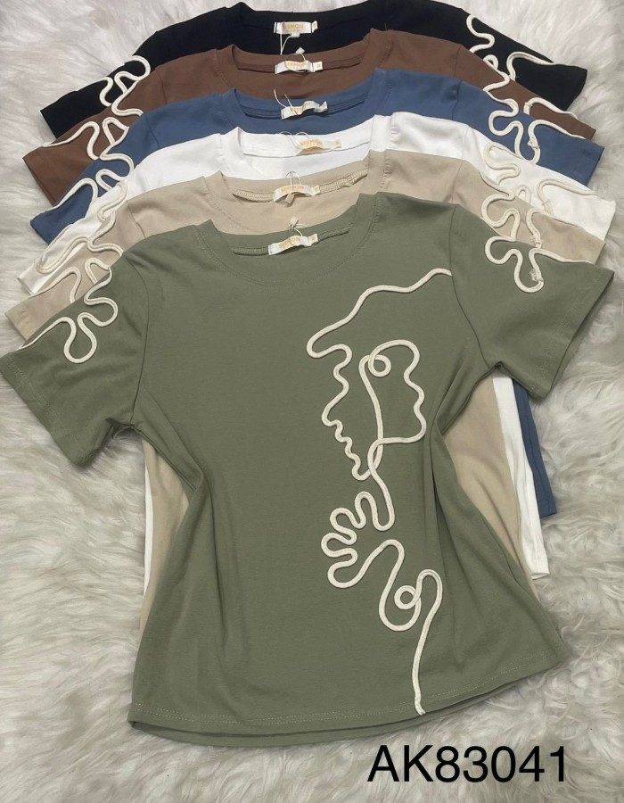 T-SHIT TECIDO ALGODÃO COM ELASTANO 