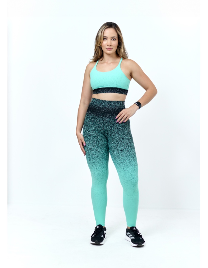 CONJ.LEGGING DEGRADÊ/TOP CRUZADO
