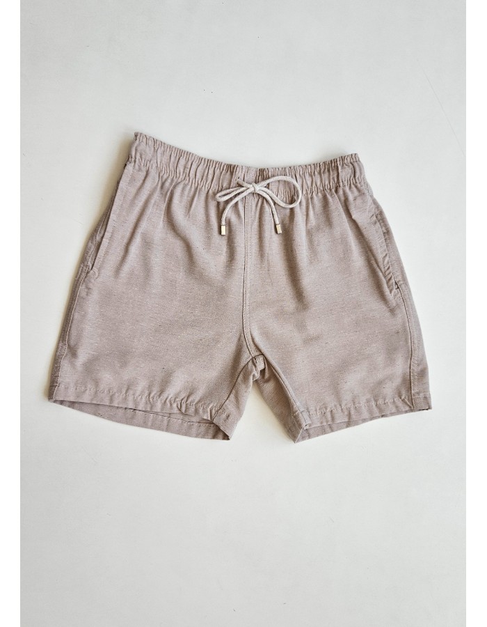 Short Mauricinho em Linho - linho cru