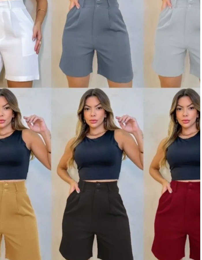 BERMUDA ALFAIATARIA SEM CINTO