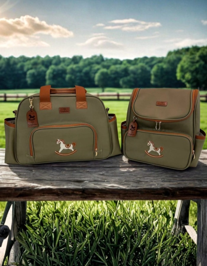 CONJUNTO BOLSA E MOCHILA ELLEN CAVALINHO CORANO 