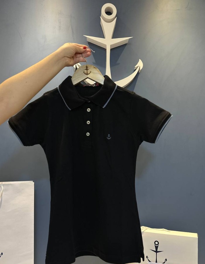 POLO SUEDINE FEMININA