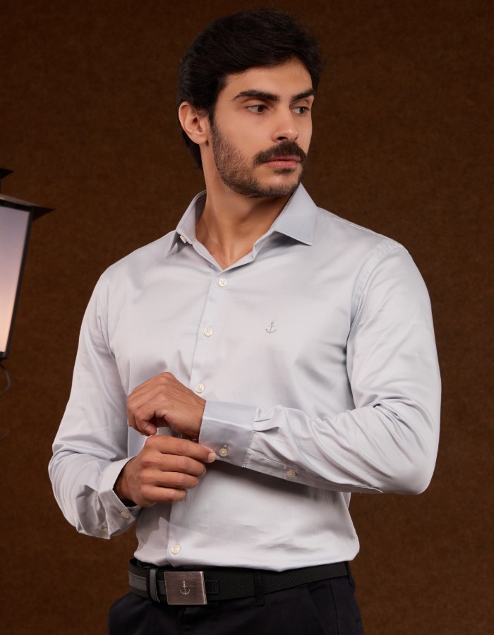 CAMISA ML ACETINADA 