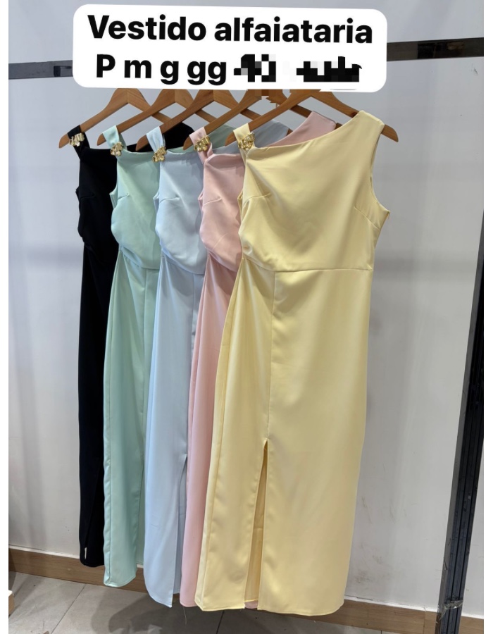 Vestido fenda 