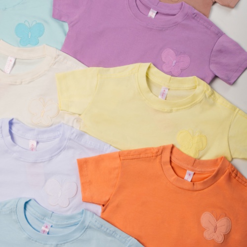 T-SHIRT OVERSIZE BORBOLETA MENINA