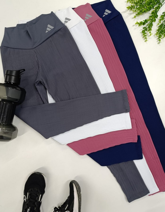 CALÇA INTEIRA CANELADA COS LISO