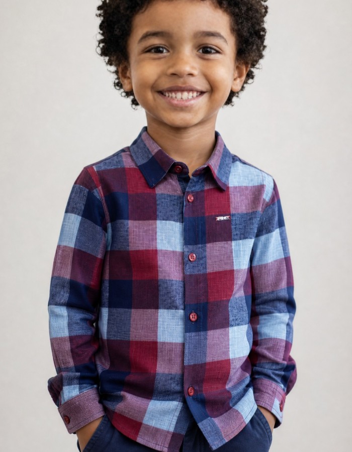 CAMISA XADREZ MANGA LONGA 