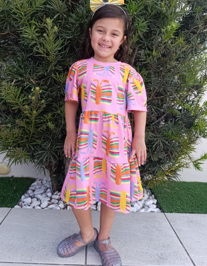 Maria borboleta confort malha Marisol algodão 