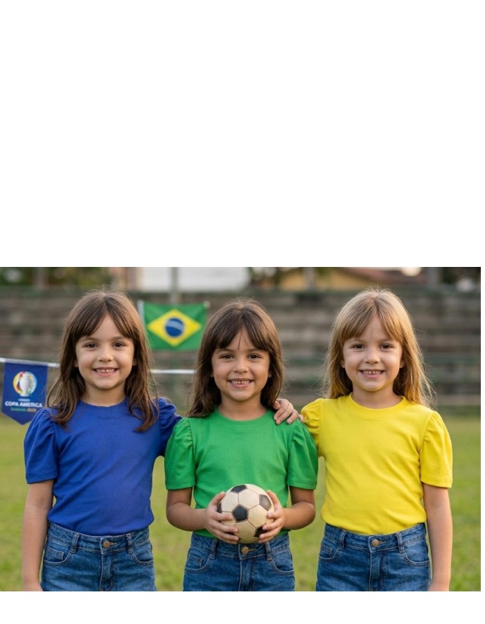 Blusa de Manga Brasilidade 