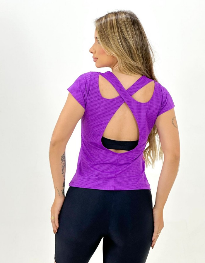 BABY LOOK CRUZADA EM POLIAMIDA