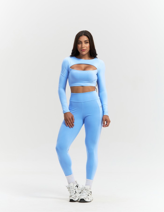 CROPPED MANGA LONGA VIVA LIGHT