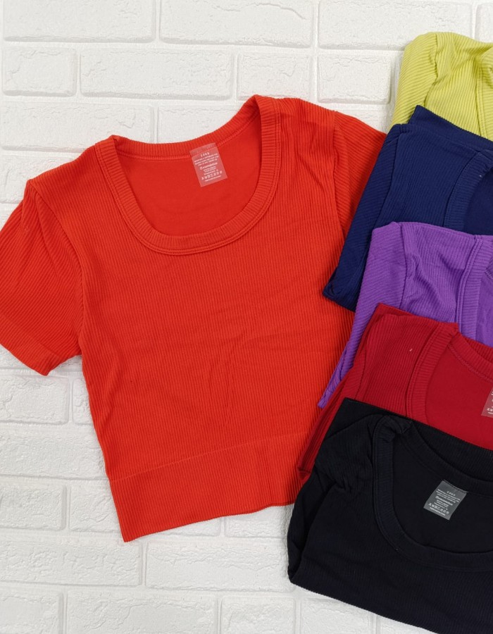 CROPPED BABY LOOK CANELADO