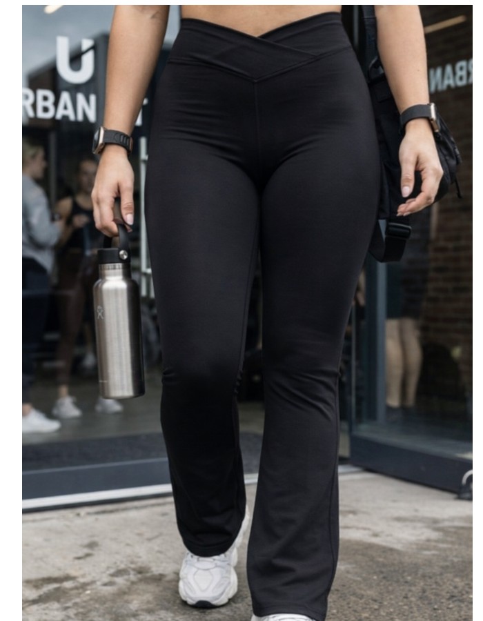 Calça flare Poiamida 