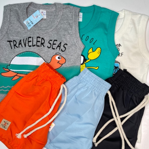 CONJUNTO REGATA ESTAMPADA 