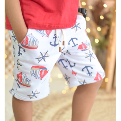 bermuda estampa marinheiro