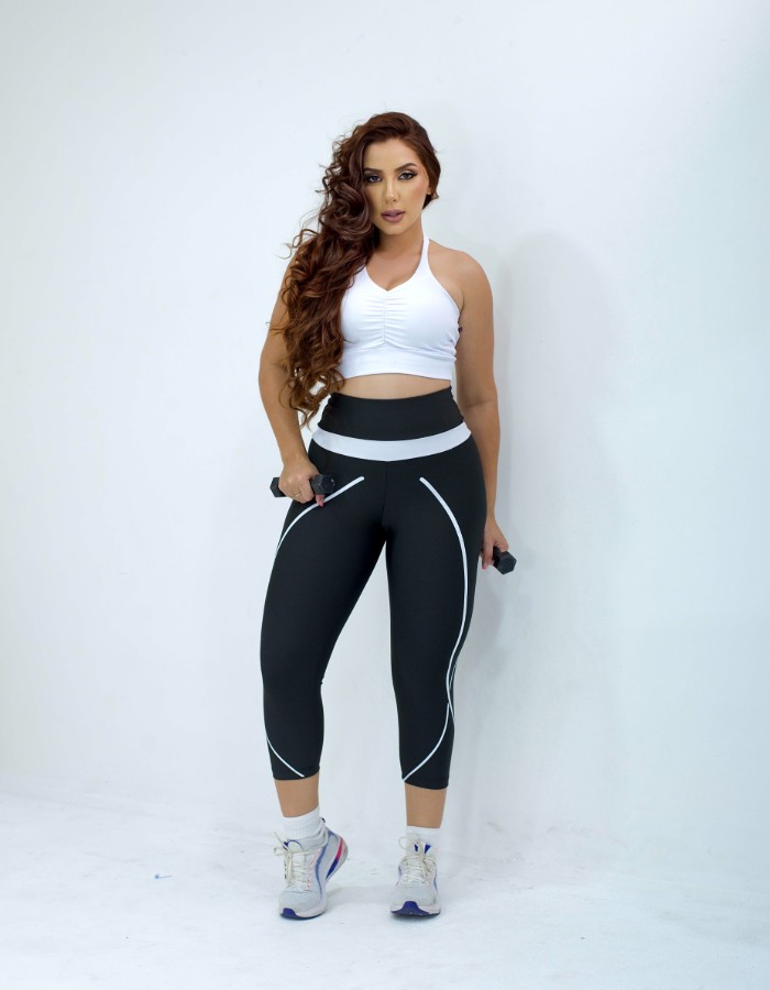 CALÇA CAPRI SUPLEX LISTRAS