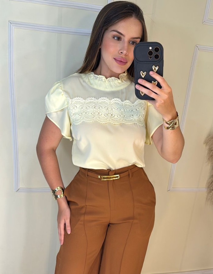 Blusa Gola Babado 