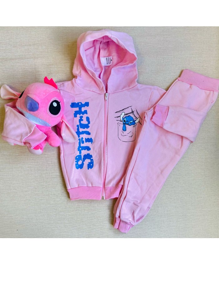 CONJUNTO MOLETOM COM ZIPER STITCH