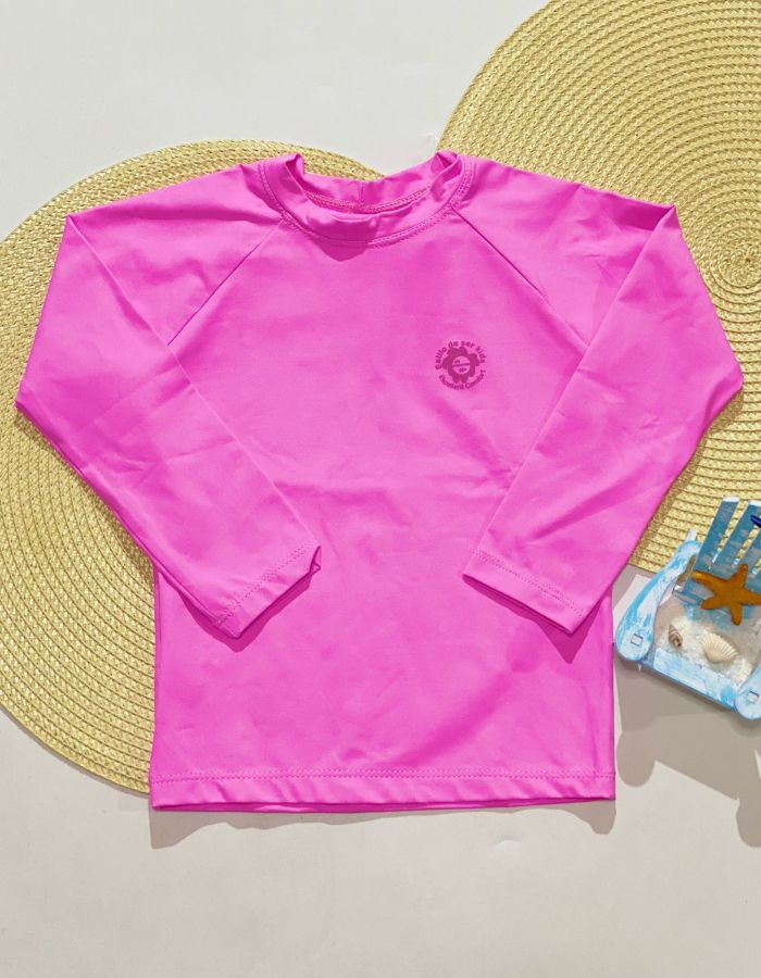 BLUSA PROTEÇÃO UV MENINA 1-2-3