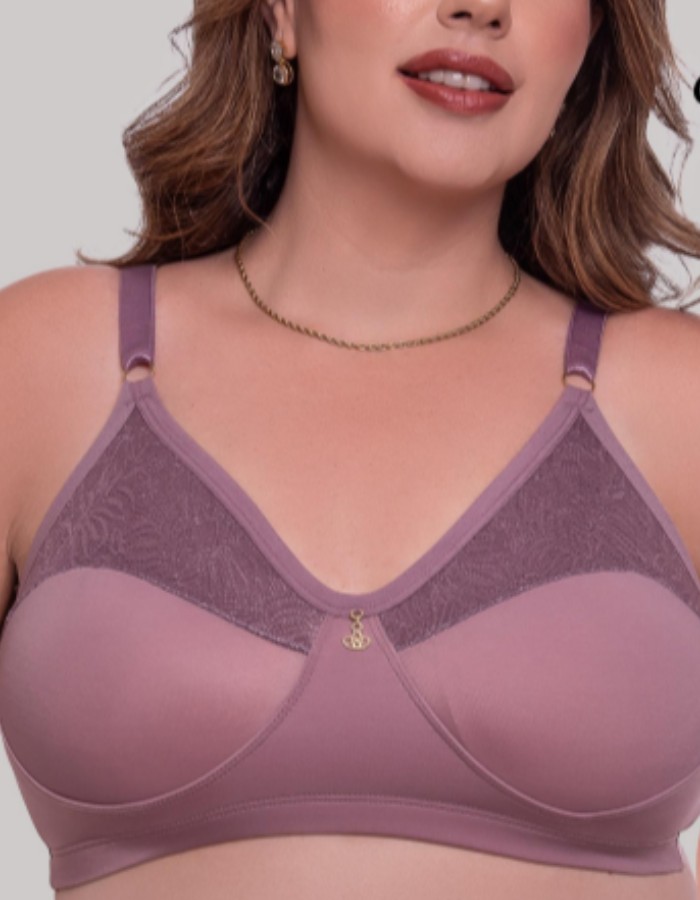 SUTIÃ PLUS SIZE S/BOJO RENDA EM CIMA REF: 309