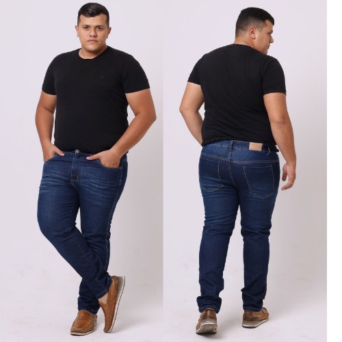 CALÇA MASC. PLUS LAYCRA 