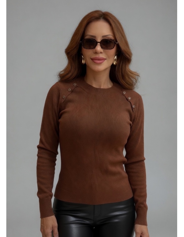 Blusa modal canelada 