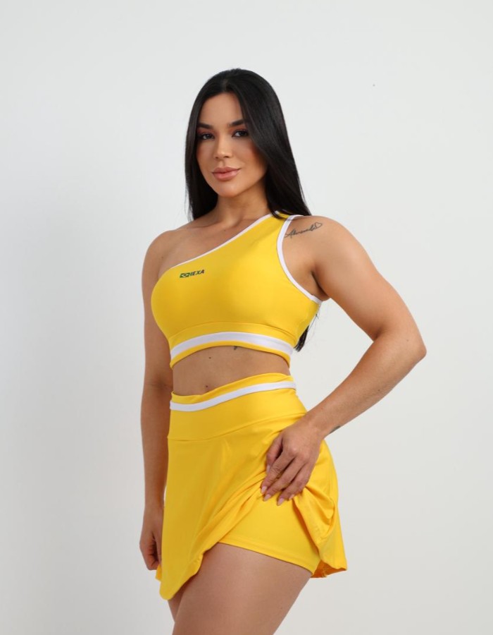 Conjunto short duplo e top COPA