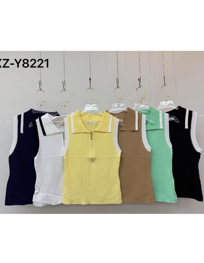 TRICÔ MODAL C/ GOLA E ZIPER