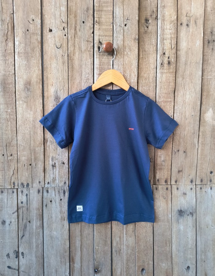 CAMISA DE ALGODÃO BÁSICA MARINHO