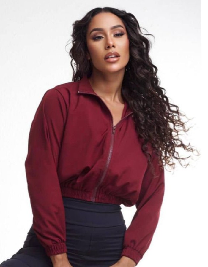 CASACO COM ZIPER CORTA VENTO 