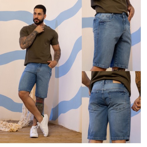 BERMUDA 100% ALGODÃO