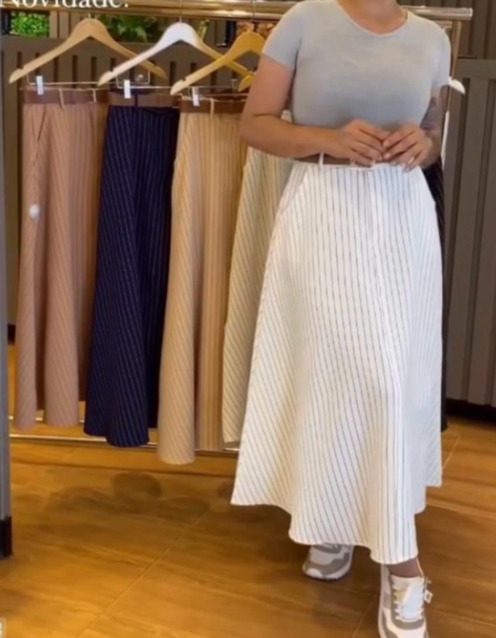 SAIA LONGA RISCA DE GIZ ALFAIATARIA 