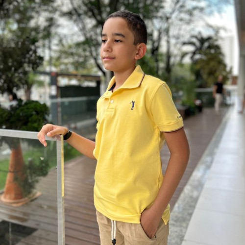 Polo suedine infantil