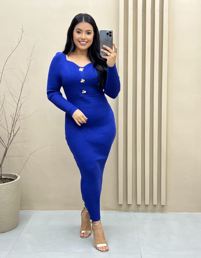 VESTIDO MAX MIDI MODAL