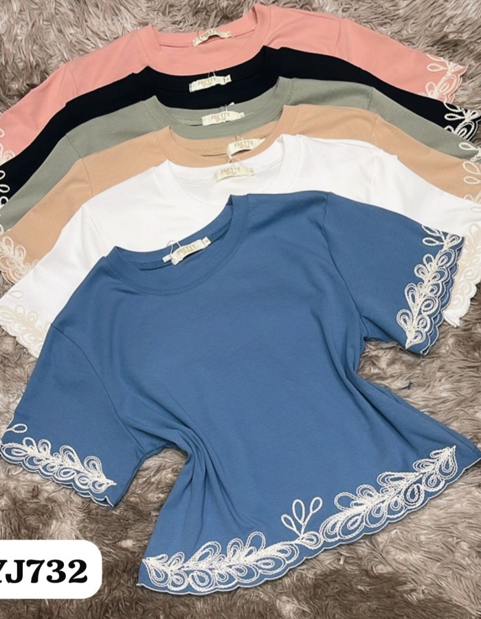 SEMI CROPPED ALGODÃO COM ELASTANO 