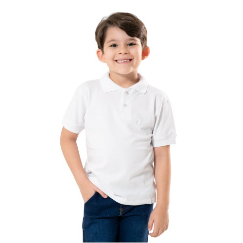  CAMISA INFANTIL GOLA POLO PREMIUM PIQUET COM ELASTANO