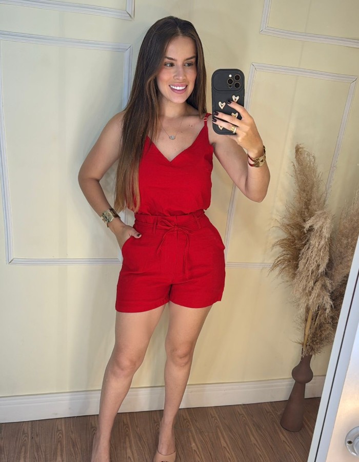 Conjunto Short Faixa 