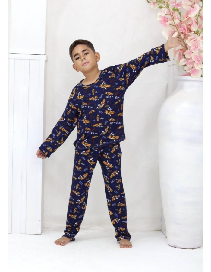 Pigama sister Infantil masculino suede