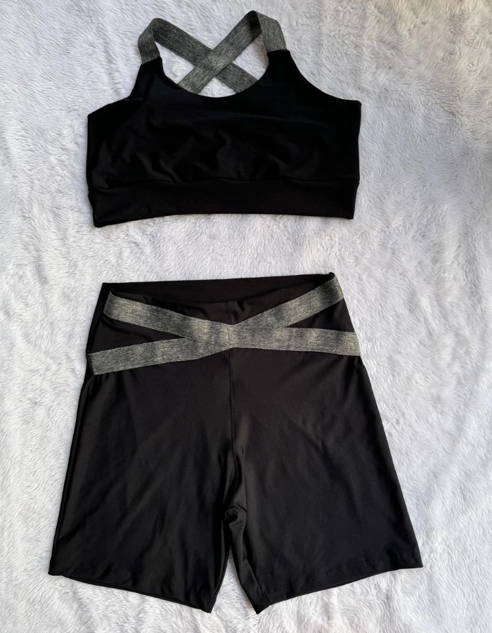 Conjunto short e top plus size 
