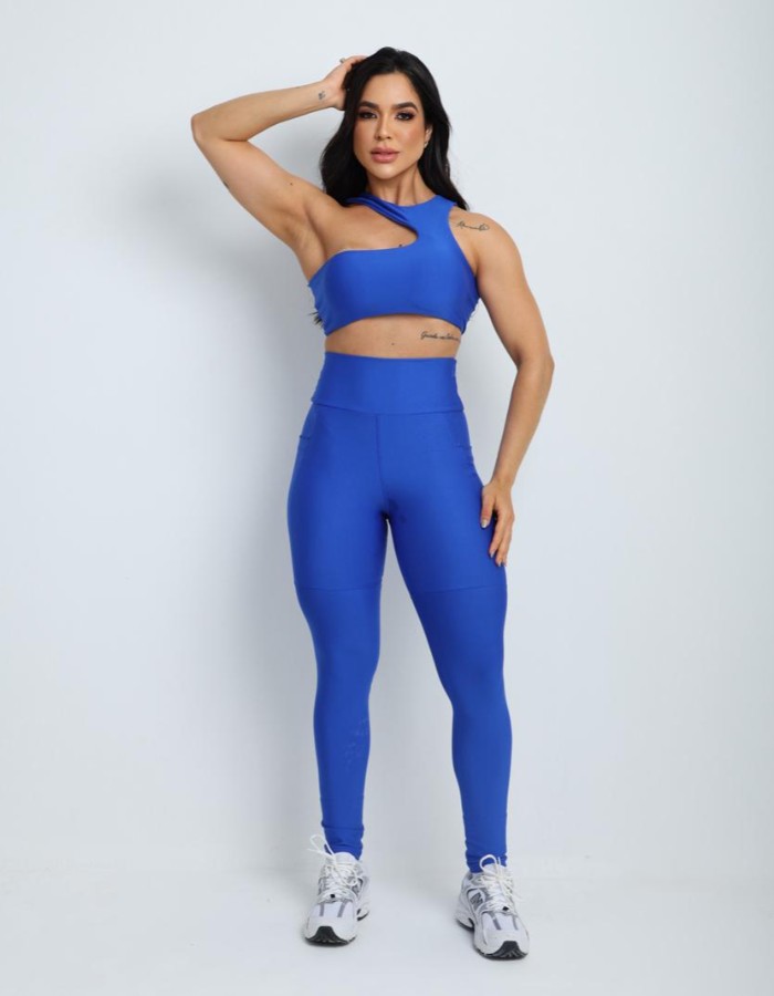 Conjunto calça com bolso e top 