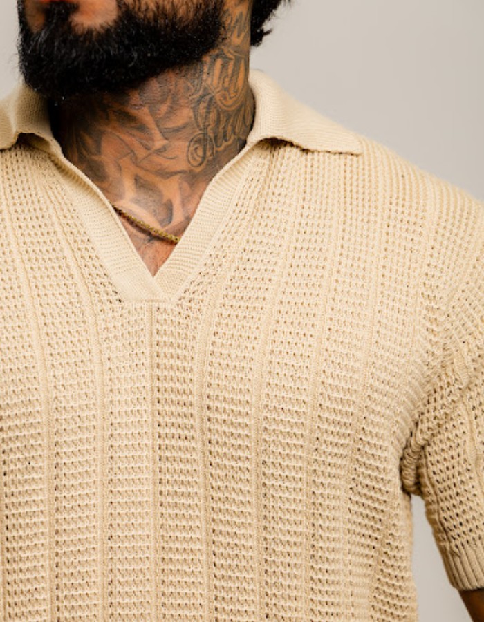 POLO DRG CROCHET TEXTURE