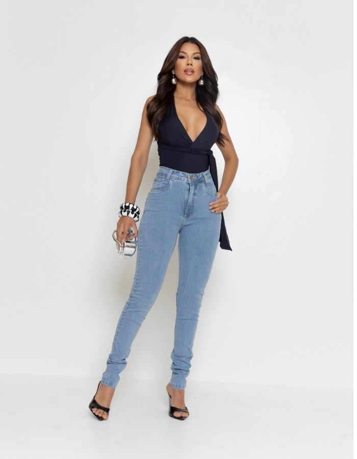 CALÇA FEM COM LYCRA 