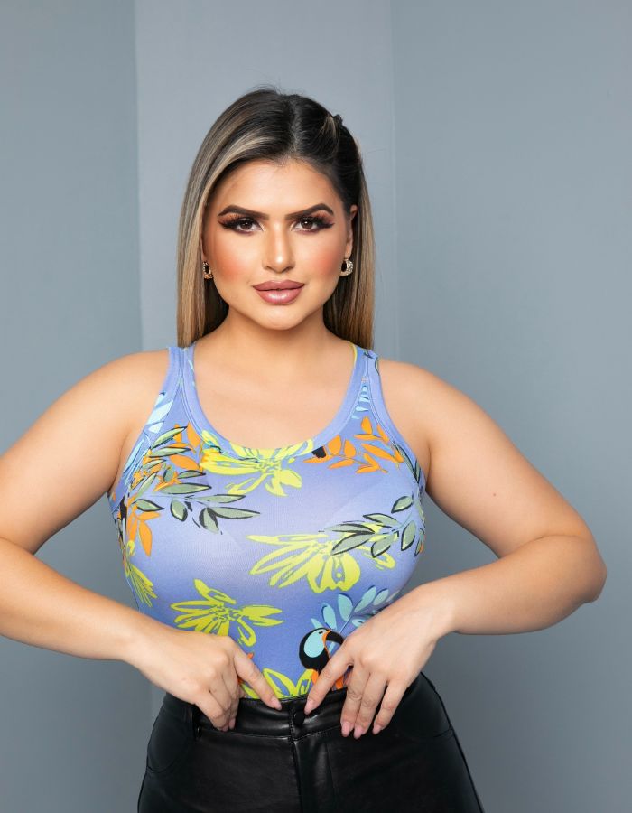 Regata Luíza Estampada Suede