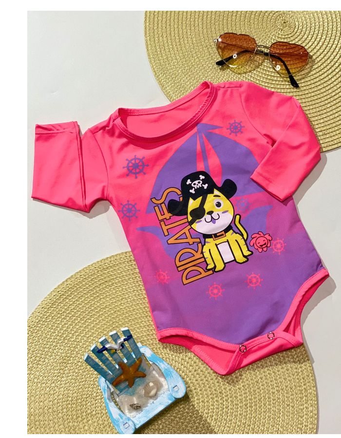 BODY M/LONGA PROTEÇÃO UV P-M-G-GG