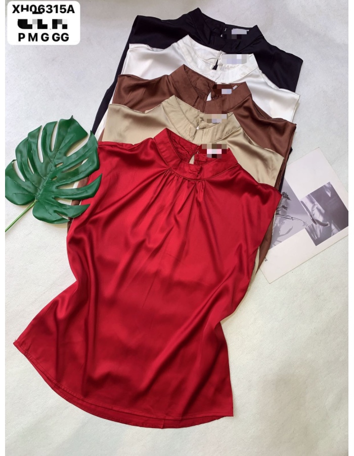 Blusa de seda Franciele 