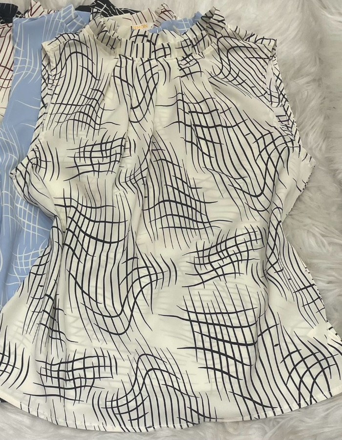 BLUSA TECIDO CREPE SEDA ESTAMPADO