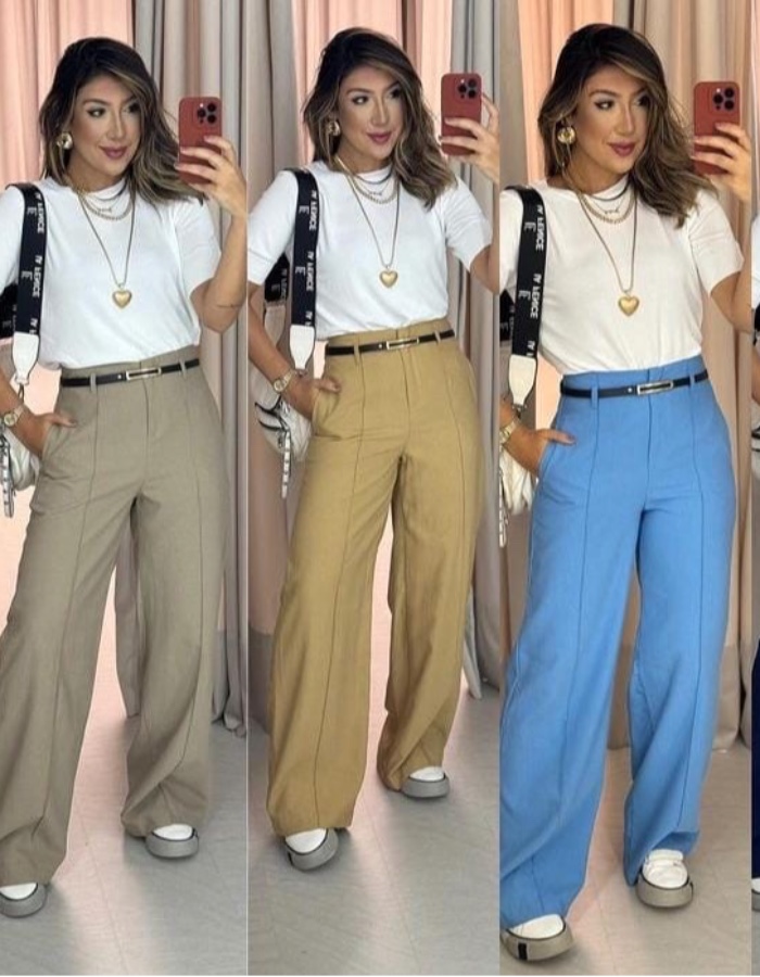 Calça alfaiataria marrant 