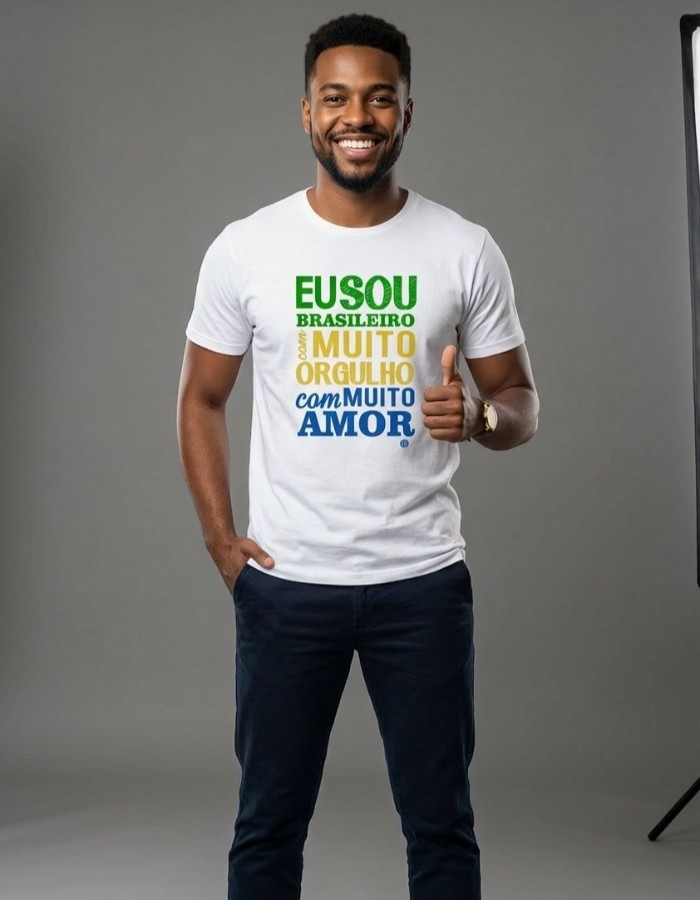 CAMISA DIFERENCIADA - EU SOU BRASILEIRO