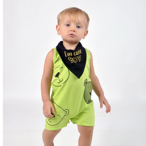 MACACÃO URSO BOY + BABADOR